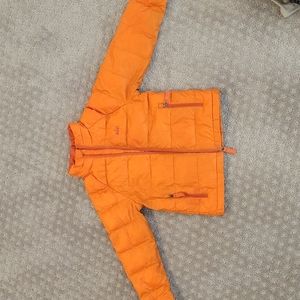 Kids orange Rei puffer, 3R